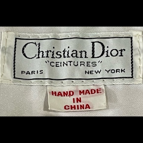 ▪️VTG▪️CHRISTIAN DIOR▪️1980's RARE Handmade Sequin Pearl Accented Beaded Belt - Picture 8 of 11